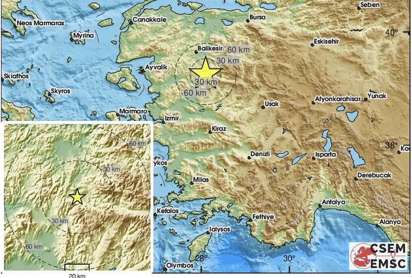 violenta scossa in Turchia, primi dati magnitudo 6,2; gli aggiornamenti