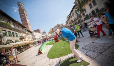 La città antica diventa campo da golf: sfida tra 72 giocatori