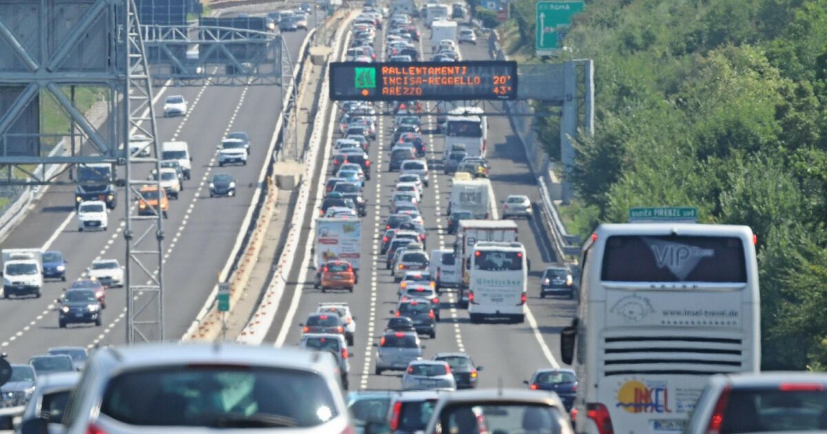chiusi 40 km tra Orte e Roma Nord in entrambe direzioni