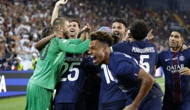 Psg Tottenham 6-5 dcr: gol e highlights. Rigori decisivi, Supercoppa a Psg