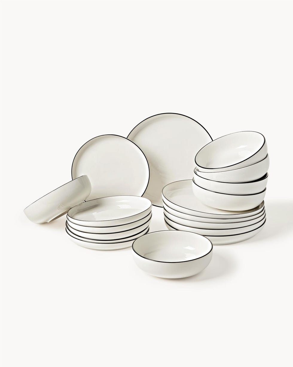 Servizio di piatti in porcellana Nessa, 4 persone (12 pz)