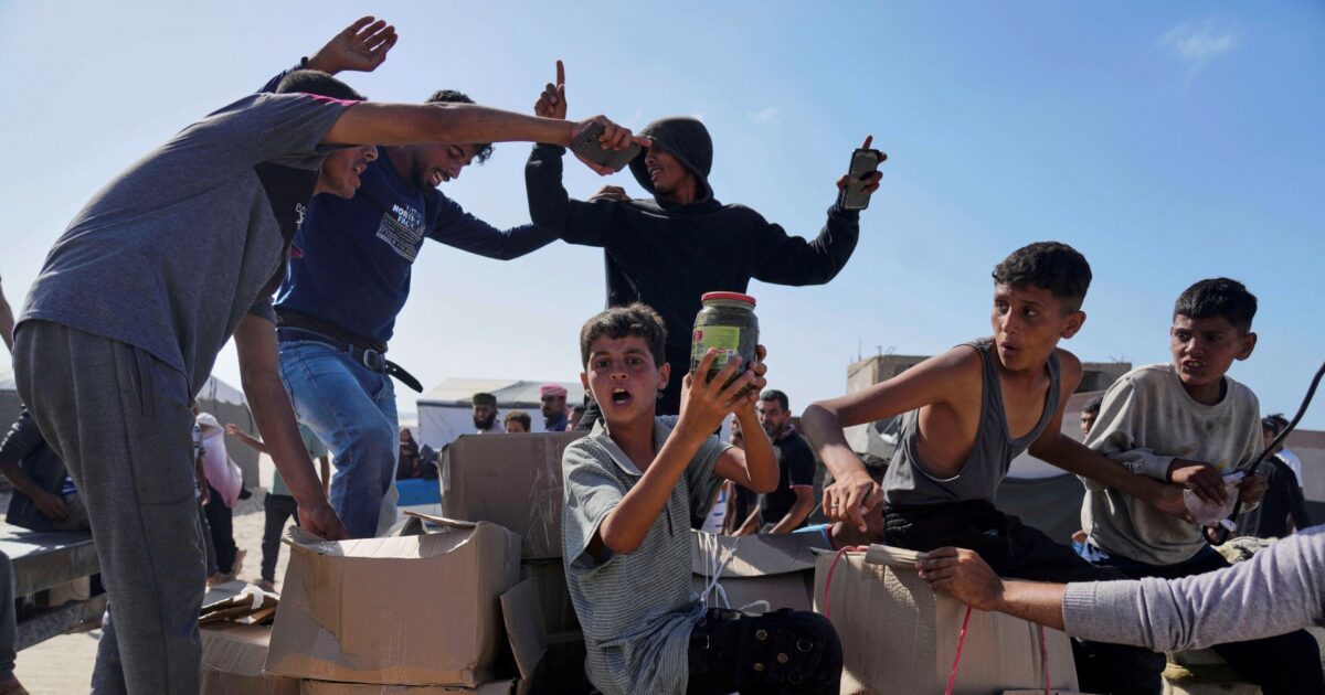 'Stop alla fame a Gaza'