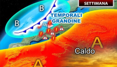Prossima Settimana, un'intensa Perturbazione sconquasserà il finale di Agosto