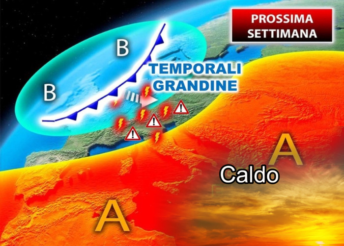 Prossima Settimana, un'intensa Perturbazione sconquasserà il finale di Agosto