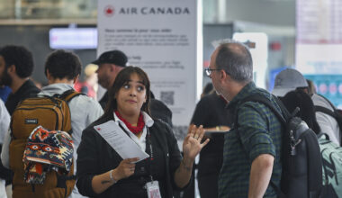 Il governo del Canada ha interrotto lo sciopero degli assistenti di volo di Air Canada