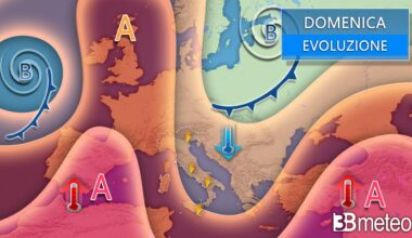 Cronaca Meteo - Migliora al Sud ma attenzione ancora a qualche temporale pomeridiano o serale localmente forte. « 3B Meteo