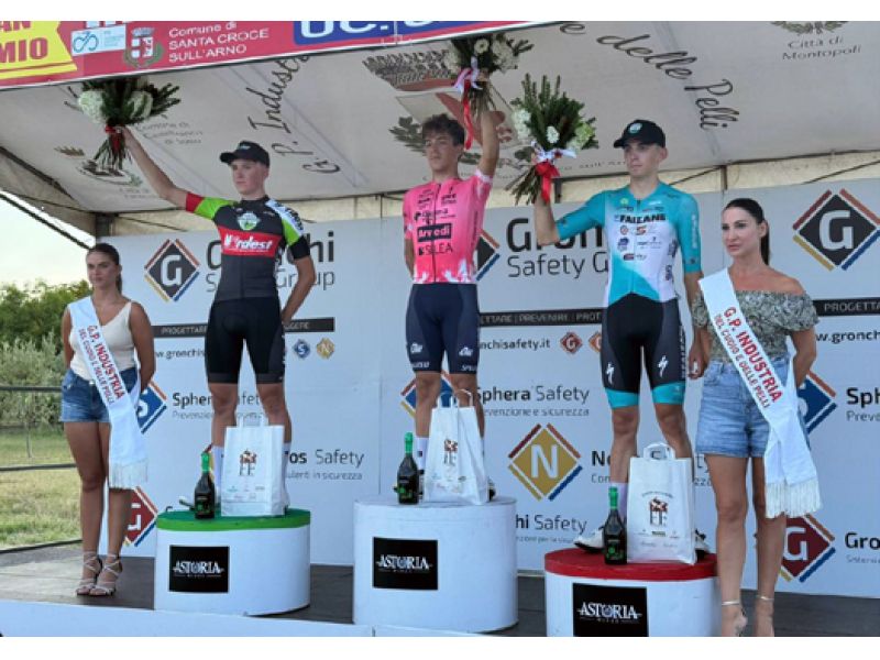 GP CUOIO E DELLE PELLI. ZOCO VINCE SUI COMPAGNI DI FUGA FORLIN, FRACASSO E IL FRANCESE QUEAU