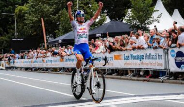 CRITERIUM POST-TOUR. ROGLIC E FERRAND PREVOT ESULTANO A ETTEN-LEUR