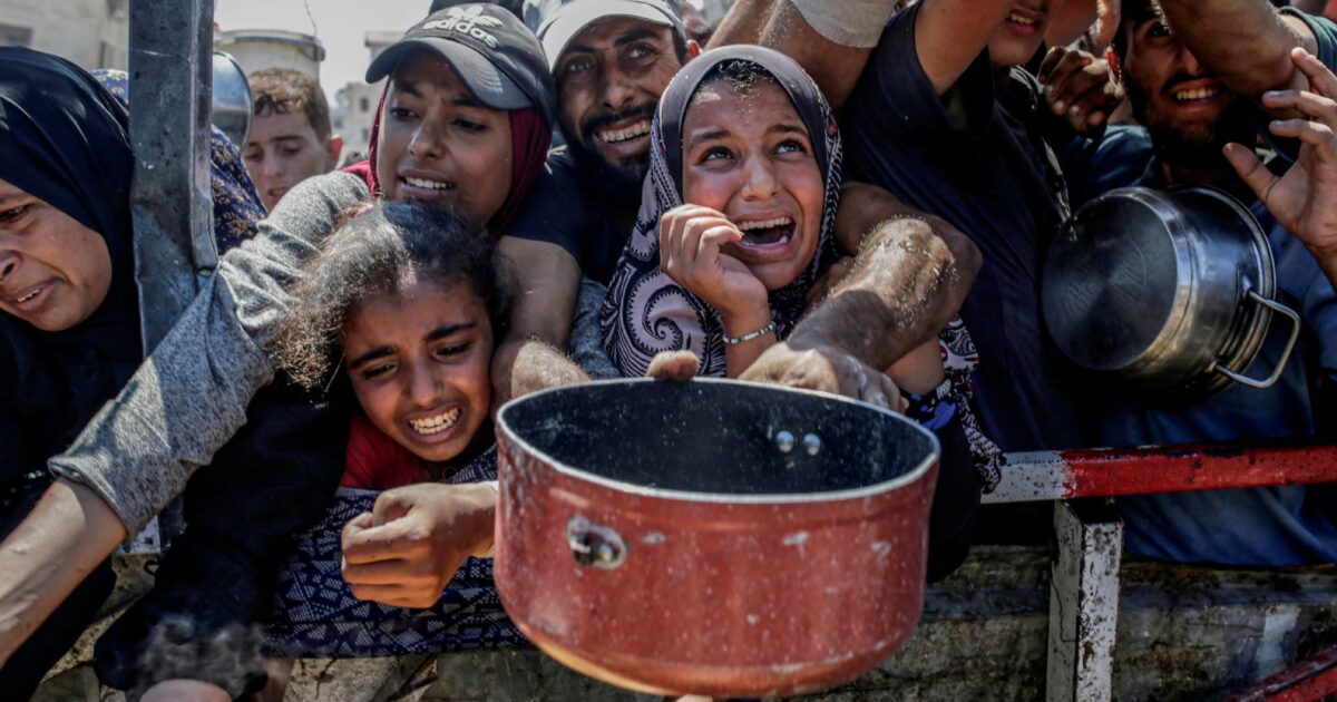 politica deliberata per affamare popolazione di Gaza