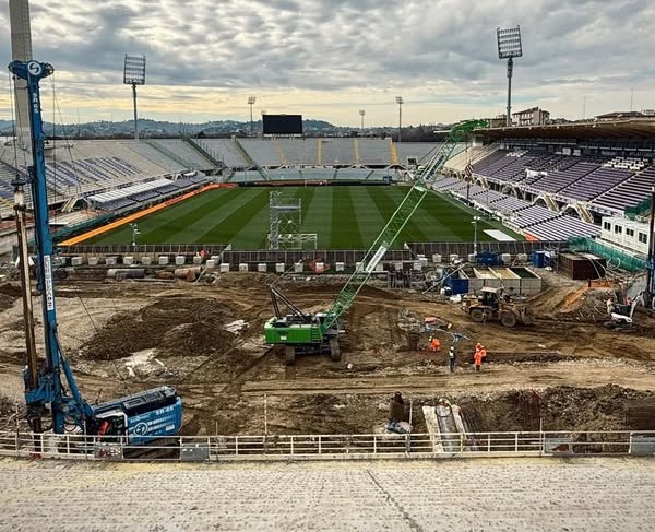 Stadio Franchi, assessora Perini: "Lavori avanti bene. Per Fiorentina-Napoli tutto ok. E procediamo anche per il rugby"