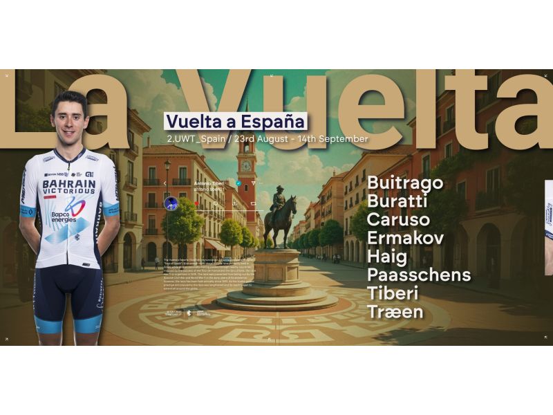 VERSO LA VUELTA. LA BAHRAIN VICTORIOUS INSEGUE IL PODIO CON TIBERI E VITTORIE "DI PESO" CON BUITRAGO