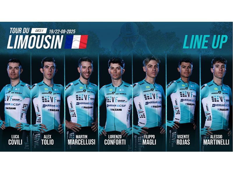 VF GROUP BARDIANI-CSF FAIZANE' DA OGGI PROTAGONISTA AL TOUR DU LIMOUSIN