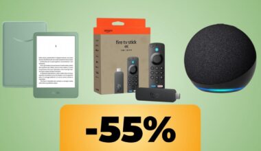 I prodotti Amazon sono in maxi offerta: promo e sconti fino al 55%, eccoli tutti