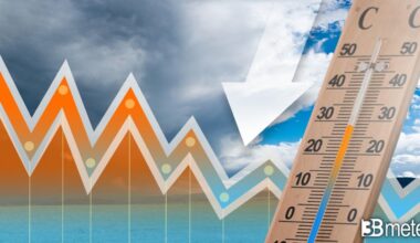 Meteo Temperature - Calo termico a iniziare dal Nord ma ancora caldo localmente intenso al Sud. I valori attesi « 3B Meteo