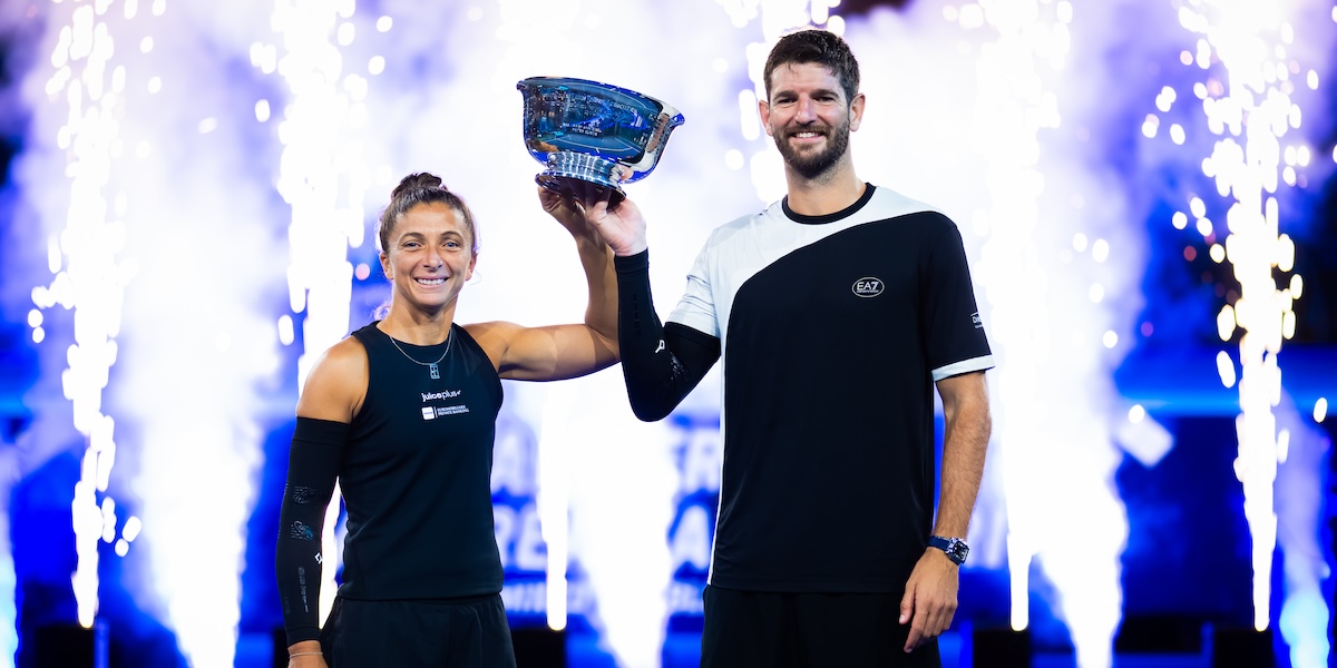 I tennisti italiani Sara Errani e Matteo Vavassori hanno vinto il nuovo e discusso torneo di doppio misto agli US Open