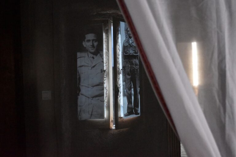 exhibiton view STORIE NASCOSTE. Gli italiani d’Abruzzo e i soldati indiani nella Seconda guerra mondiale, Palazzo Ducale Orsini-Colonna (ph Manuela De Leonardis)