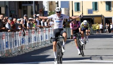 FUGA AL GIRO DELLE 3 PROVINCE: ALESSIANI CALA IL SETTEBELLO