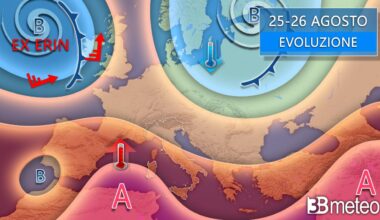 Inizio settimana con più anticiclone e caldo normale ma non mancherà qualche isolato temporale. Vediamo dove « 3B Meteo