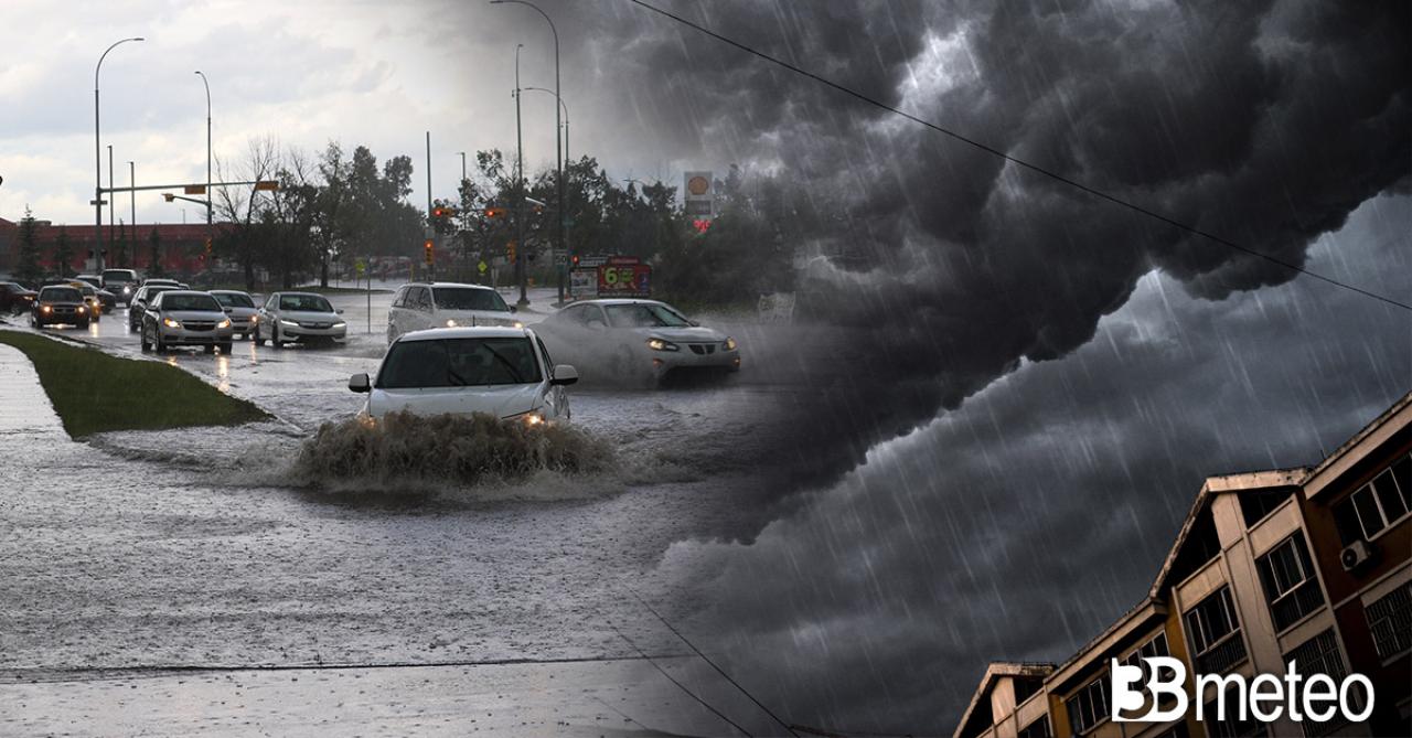 Avviso Meteo - Forte maltempo a metà settimana su parte d'Italia. Regioni a rischio e accumuli di pioggia « 3B Meteo