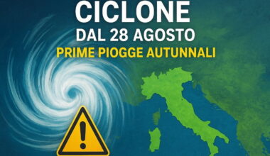 ecco dove arriveranno le prime piogge autunnali