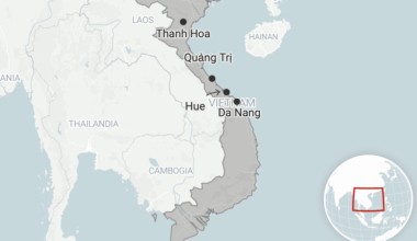 In Vietnam il governo ha ordinato a circa 500mila persone di abbandonare le proprie case in vista dell'arrivo del tifone Kajiki