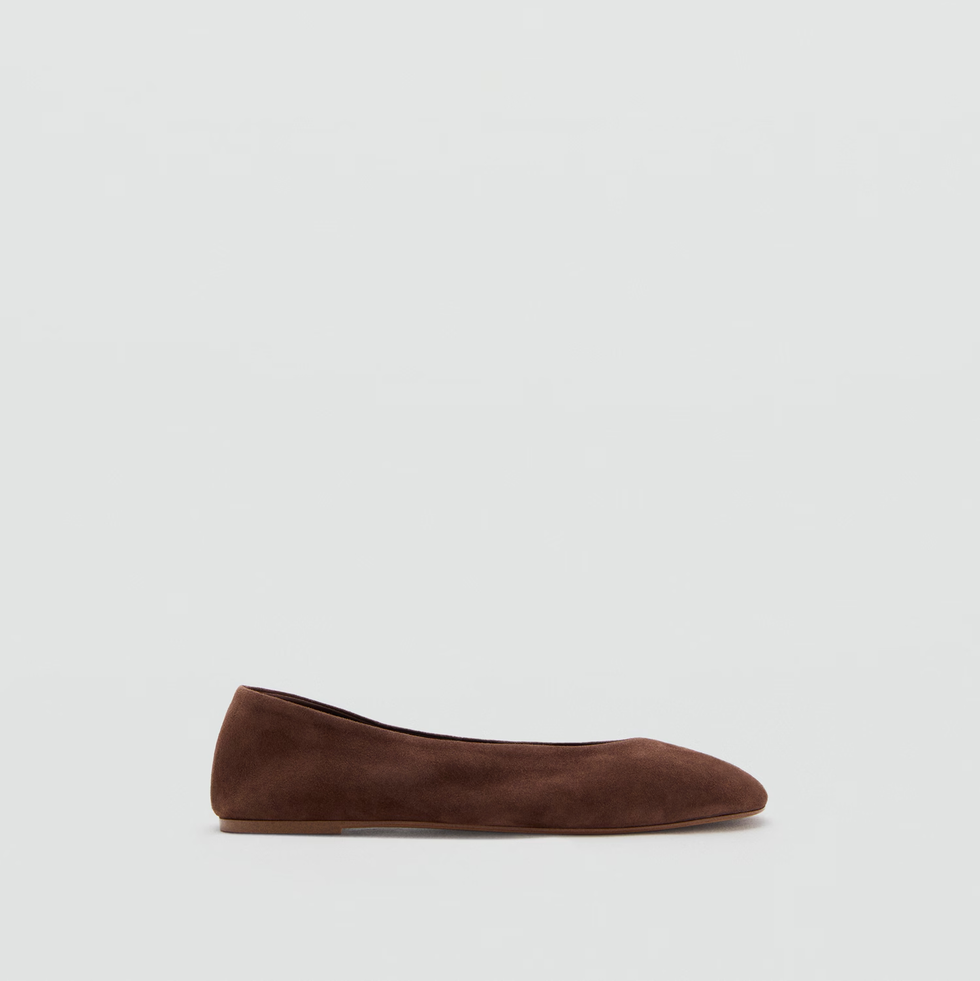 Ballerine pelle camoscio