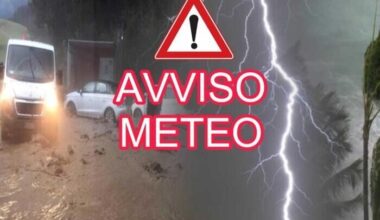 rischio temporali, grandine e nubifragi su molte regioni