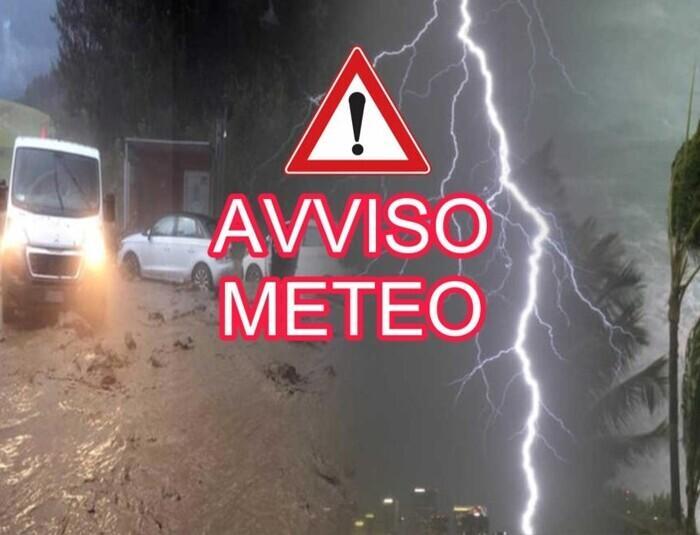 rischio temporali, grandine e nubifragi su molte regioni