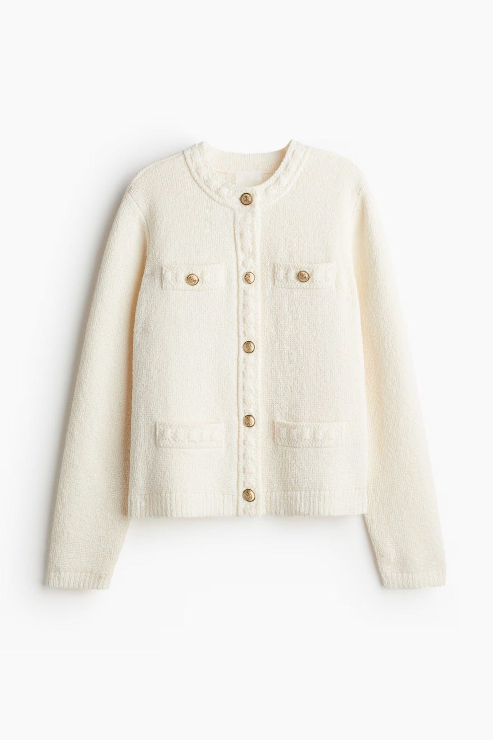 Cardigan in maglia strutturata 