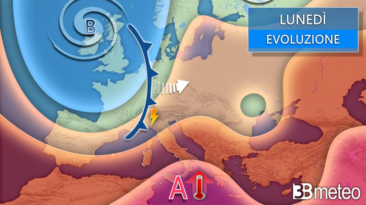 Settembre inizia con il maltempo, esordio dell'autunno meteorologico con pioggia e temporali « 3B Meteo