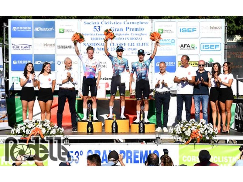 CARNAGO. RIMONTA VINCENTE DI CRETTI CHE SUPERA GRANGER IN VISTA DEL TRAGUARDO: 3° BAGATIN. GALLERY