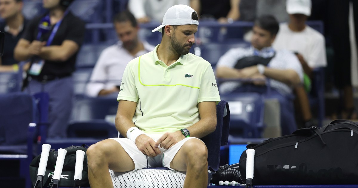 il record di Slam consecutivi giocati da Grigor si ferma a 58
