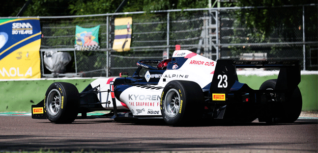 Imola - Qualifica 1<br />Deligny in pole, Slater in 1. fila