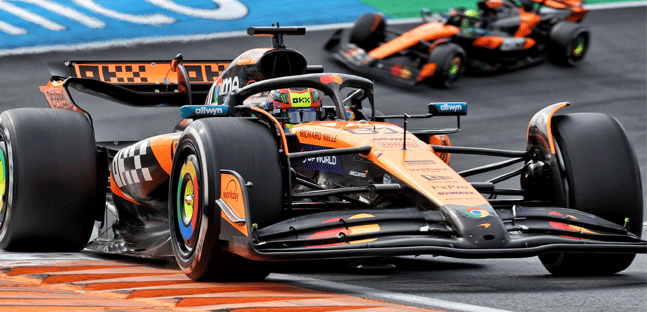 Piastri, le mani sul titolo<br />Hadjar fa miracoli, Antonelli disastri<br />