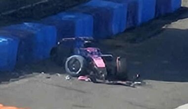 Paura per Colapinto<br />nei test Pirelli a Budapest