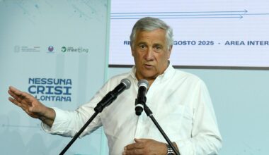 Il governo litiga a Rimini. Salvini parla dopo Meloni, irritazione della premier - la Repubblica