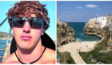 Polignano, ragazzi continuano a tuffarsi dalla scogliera in cui è morto turista: arrivano i vigili