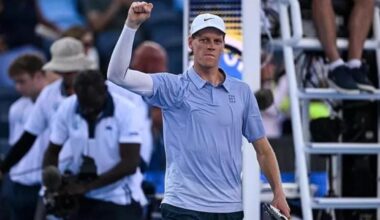 Cincinnati, Sinner domina Auger-Aliassime e vola in semifinale