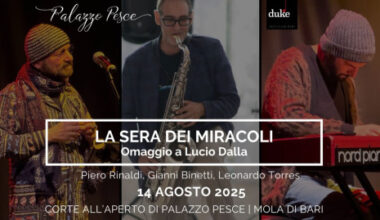 LA SERA DEI MIRACOLI Omaggio a Lucio Dalla