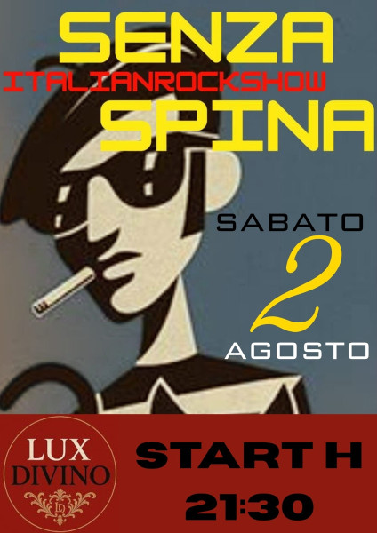 Senzaspina Italian rock show - Sava - il Tacco di Bacco