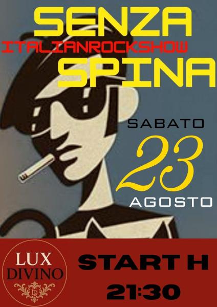 Senzaspina italian rock show - Sava - il Tacco di Bacco