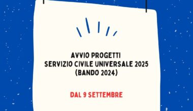 Avvio Progetti Servizio Civile Universale 2025