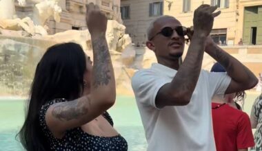 Wesley turista per la Capitale: domenica in famiglia per l'esterno