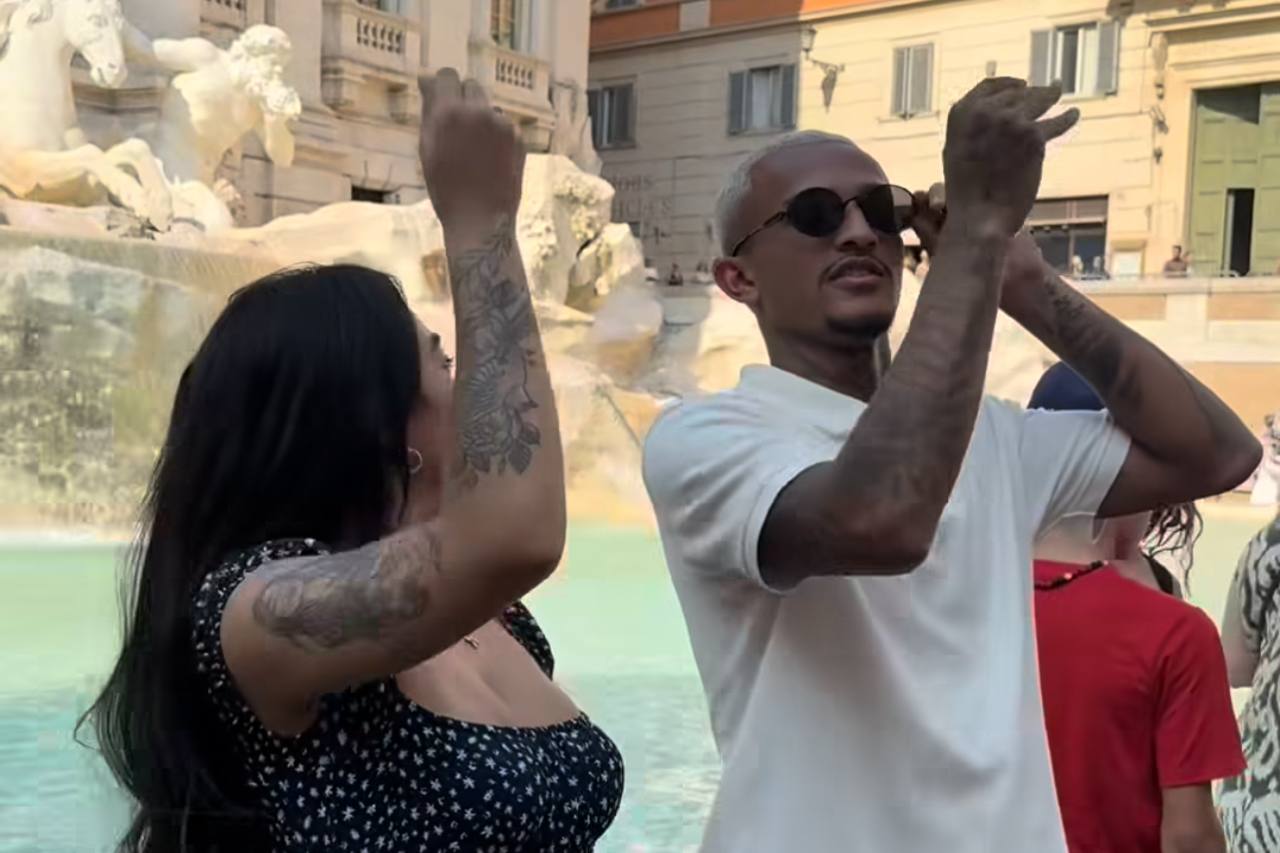 Wesley turista per la Capitale: domenica in famiglia per l'esterno