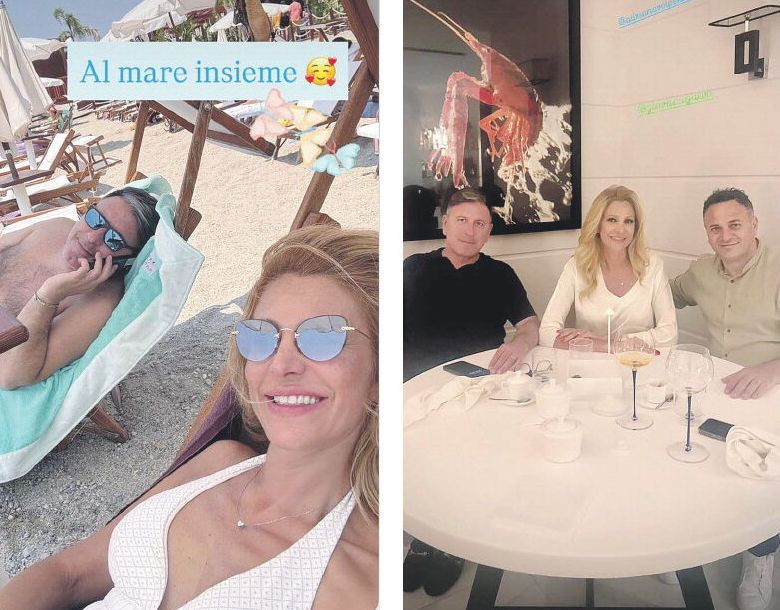 Dario Costantini e Adriana Volpe, davanti al mare il primo scatto "ufficiale"