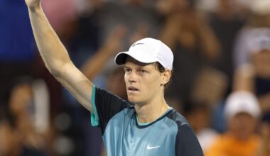 Quando gioca Sinner al Masters 1000 di Cincinnati? Le date e i possibili avversari
