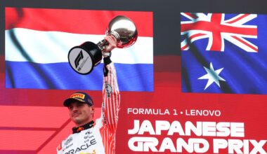 F1 Gp Giappone, il risultato. Verstappen vince davanti a Norris e Piastri. Leclerc quarto e Hamilton 7° dietro ad Antonelli