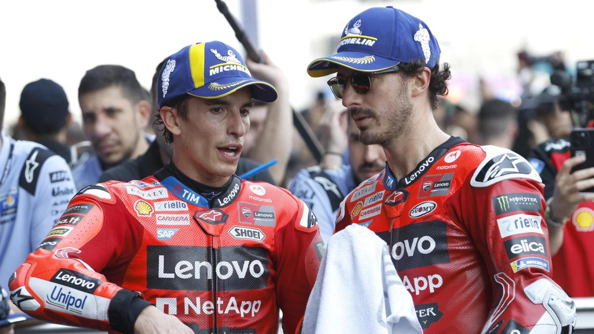 MotoGP Austria: la conferenza di Marquez, Bagnaia e Bezzecchi