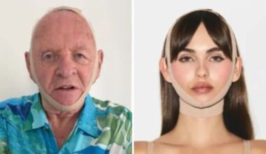 Anthony Hopkins prende in giro la guaina elastica per il viso di Kim Kardashian in stile «Hannibal»