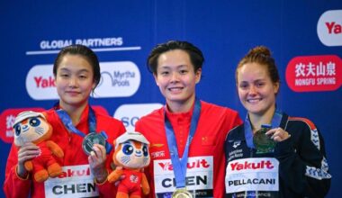 Mondiali di Nuoto 2025, diretta e risultati da Singapore: bronzo di Pellacani nei tuffi, Pilato vola in finale nei 50 rana Ceccon ultimo, attesa per Quadarella